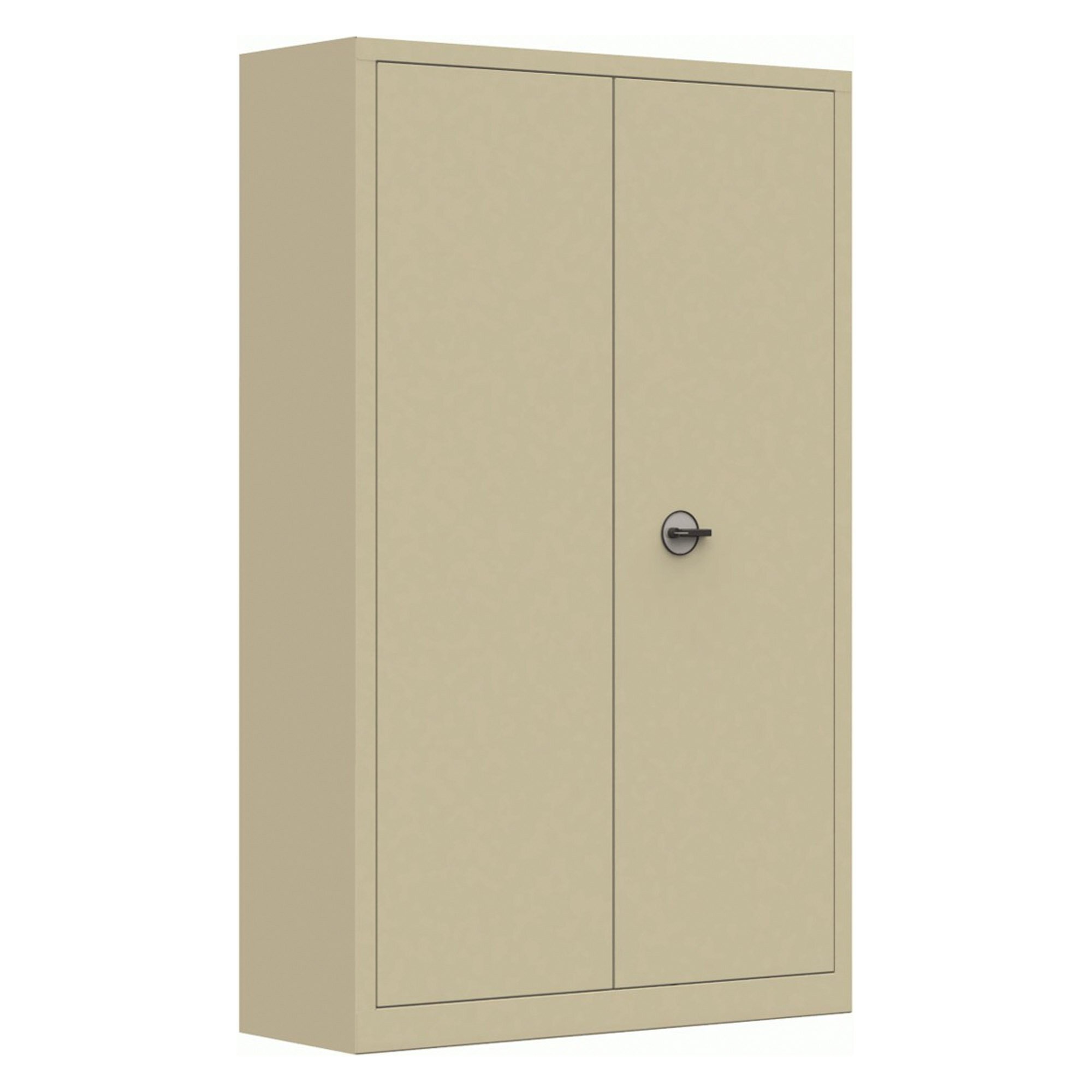 Armoire métal portes battantes monobloc Mety grande profondeur L 120 x P 60 cm