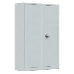 Armoire métal portes battantes monobloc Mety grande profondeur L 120 x P 60 cm