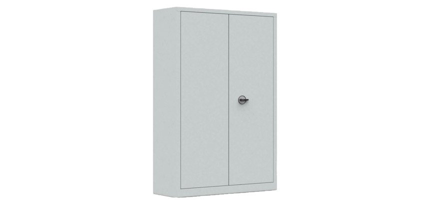 Armoire métal portes battantes monobloc Mety grande profondeur L 120 x P 60 cm