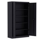 Armoire métal portes battantes monobloc Metily L 120 x P 43 cm