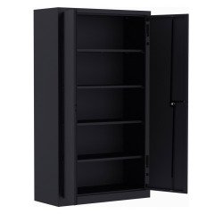 Metalen kast met klapdeuren monoblok Metily B 120 x D 43 cm