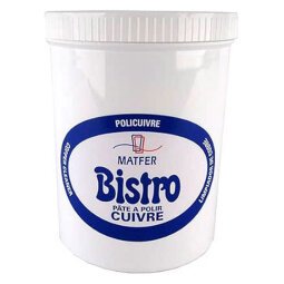 Pâte à polir le cuivre Policuivre Bistro - Pot de 1 Litre