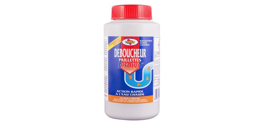 Déboucheur paillettes Disolvo - Pot de 750 g
