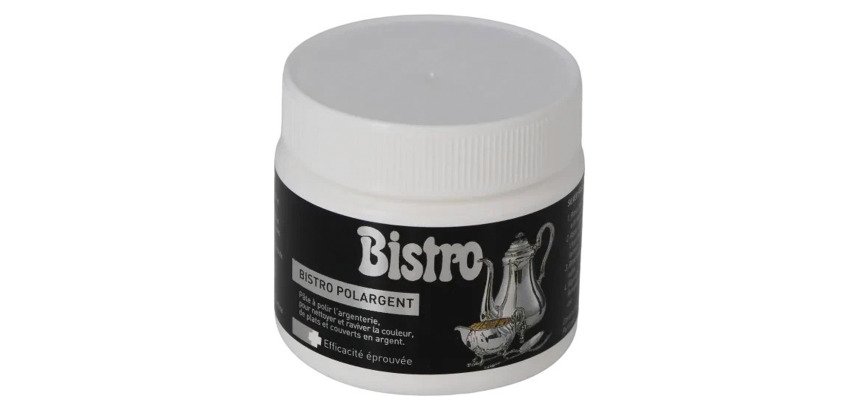 Pâte à polir l'argent Polargent Bistro - Pot de 150 ml