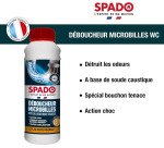Déboucheur microbilles spécial bouchons tenaces Spado - 500 g