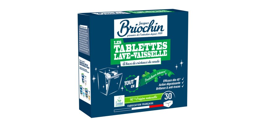 Tablettes lave-vaisselle Tout en 1 Briochin - Boîte de 30