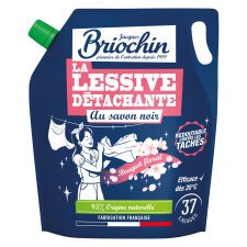 Liquid laundry soap with black soap Briochin Floral Bouquet - 37 washes - Refill of 1.7 L