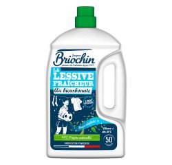 Liquid laundry detergent with Bicarbonate Briochin Vegetable Freshness Break - 50 washes - 2.27 L canister