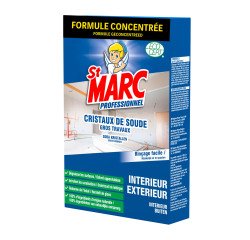 Soda crystals for heavy duty work St Marc professional 1KG = 2KG