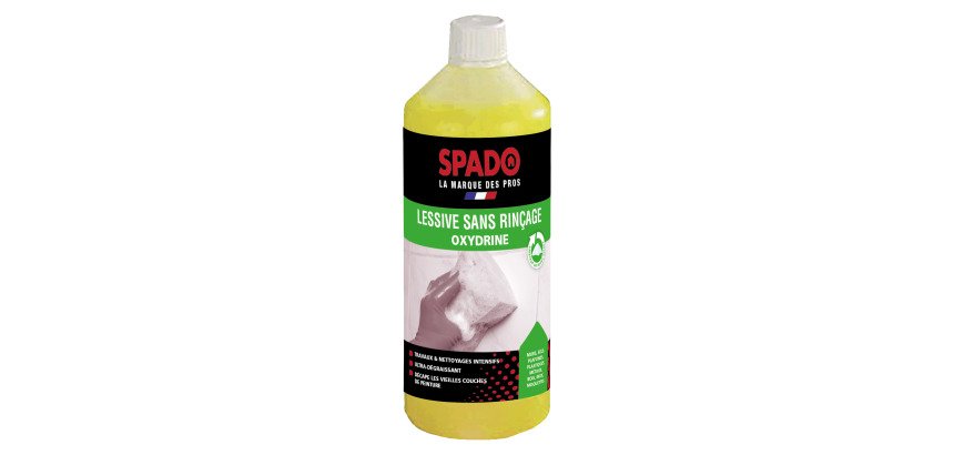 Lessive sans rinçage oxydrine Spado pro - Flacon de 1L