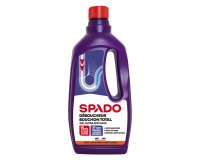 Déboucheur gel spécial bouchon total Spado - Flacon de 1L