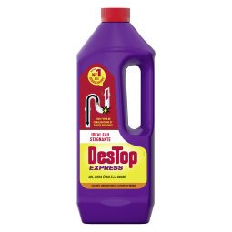 Ontstopper rioolbuizen Destop gel express - Fles van 1,25 L