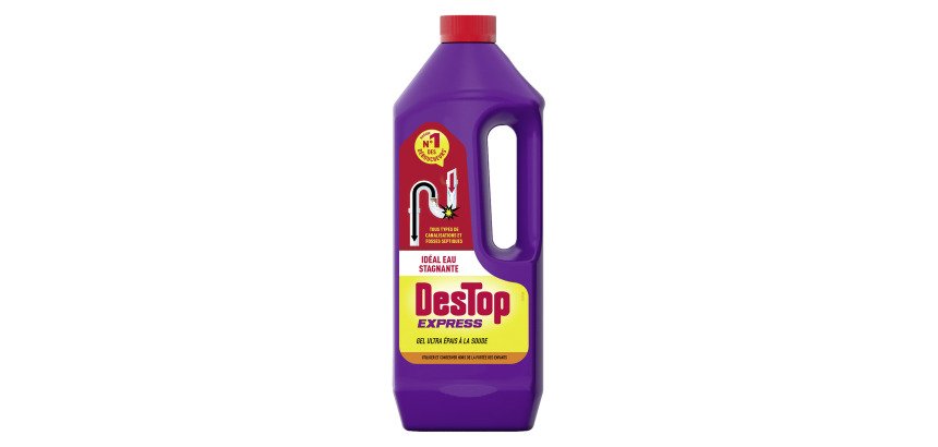 Déboucheur canalisations Destop gel express - Flacon de 1,25 L