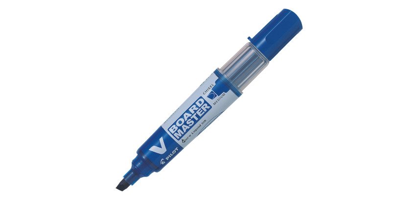 Marqueur effaçable rechargeable Pilot V Board Master Begreen pointe biseautée 6 mm
