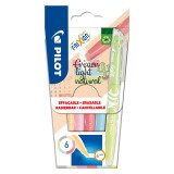 Markeerstift PILOT friXion light naturel assorti set à 6 stuks