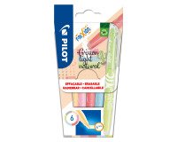 Eraserable Pilot Frixion Light Natural Highlighter - Pack of 6