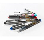 Stylo plume Pilot V Pen Silver à pointe moyenne 0,5 mm