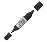 Marqueur permanent Pilot Begreen Twin Jumbo double pointe noir