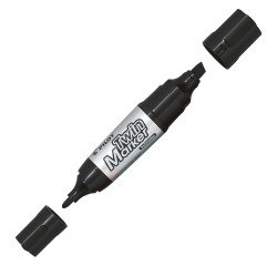 Marqueur permanent Pilot Begreen Twin Jumbo double pointe noir