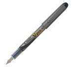 Stylo plume Pilot V Pen Silver à pointe moyenne 0,5 mm