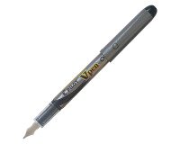 Stylo plume V-Pen Silver noir