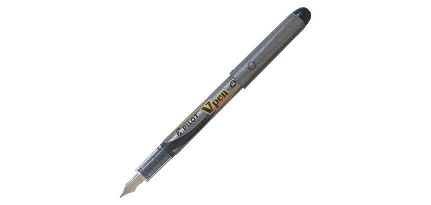 Stylo plume Pilot V Pen Silver - écriture moyenne