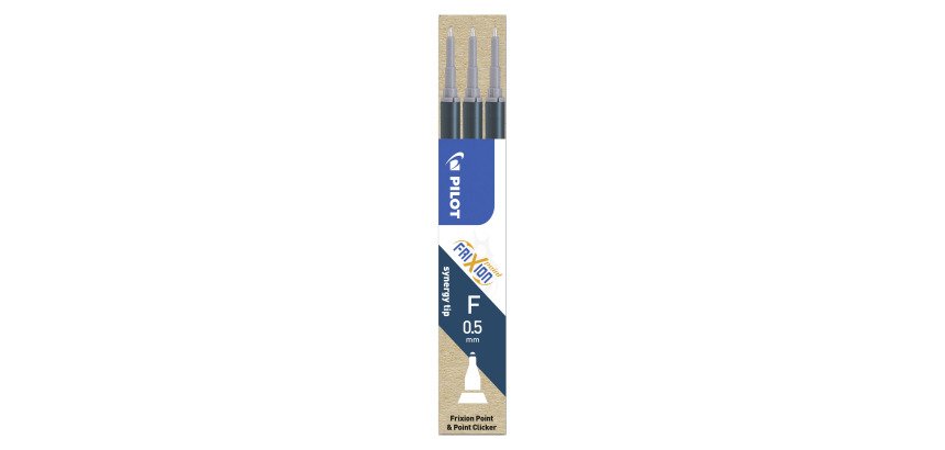 Nachfüllung für den Pilot FriXion Point Feinschreiberspitze 0,5 mm - Packung mit 3 Stück