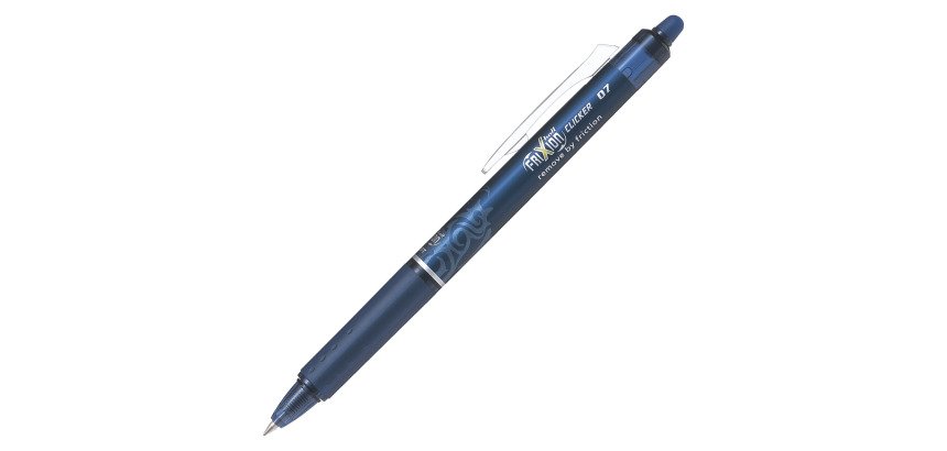 Stylo roller Pilot FriXion Ball Clicker effaçable rétractable pointe 0,7 mm - écriture fine
