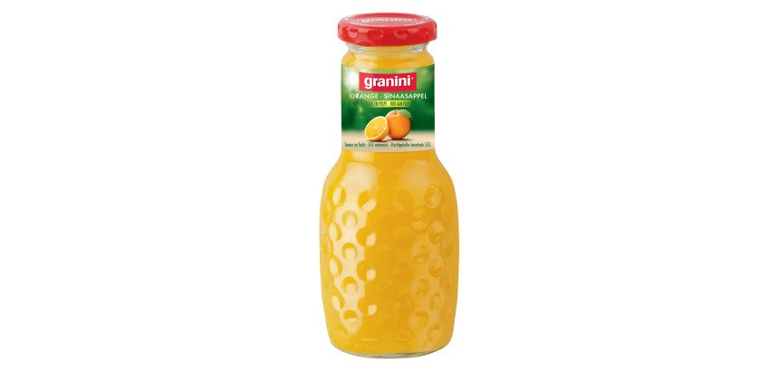 Jus d'orange bio Granini 25 cl - Carton de 12