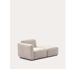 Canapé modulable Neom 1 place avec terminal beige 169 cm
