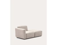 Canapé modulable Neom 1 place avec terminal beige 169 cm