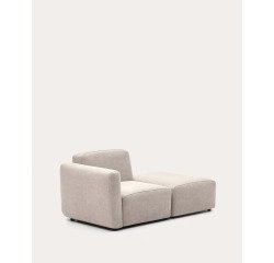 Canapé modulable Neom 1 place avec terminal beige 169 cm