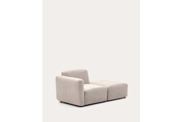 Canapé modulable Neom 1 place avec terminal beige 169 cm