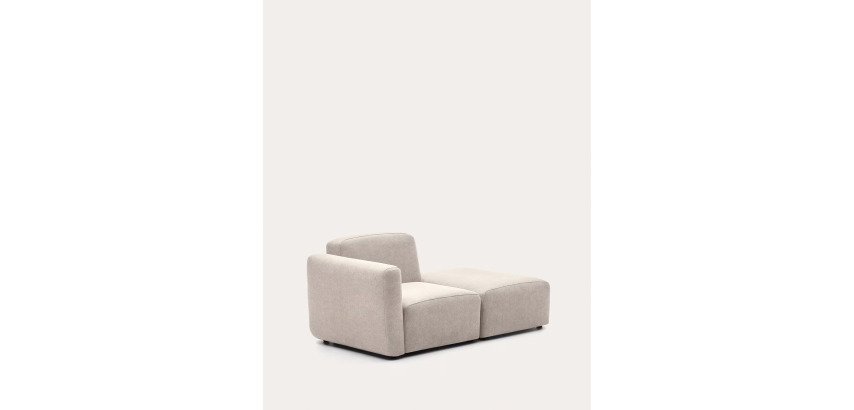 Canapé modulable Neom 1 place avec terminal beige 169 cm