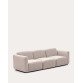 Canapé modulable Neom 3 places beige L.263 cm