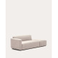 Canapé modulable Neom 2 places avec terminal beige L.244 cm