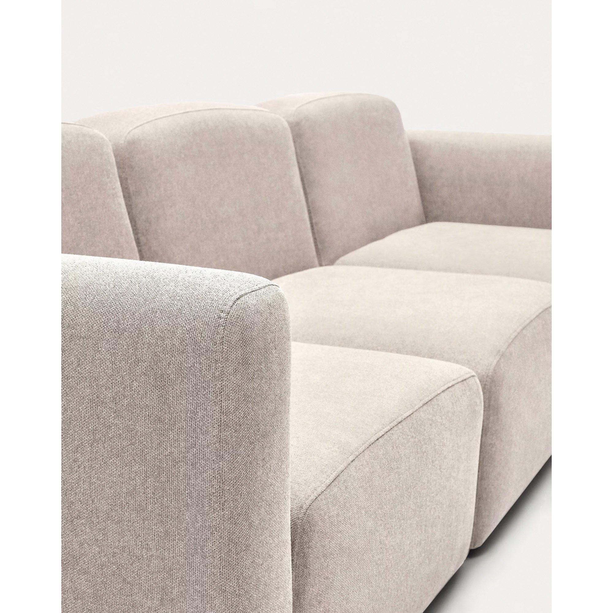 Modular sofa Neom 3-seater beige L.263 cm