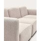 Modular sofa Neom 3-seater beige L.263 cm