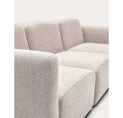 Modular sofa Neom 3-seater beige L.263 cm