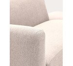 Canapé modulable Neom 2 places avec terminal beige 244 cm