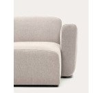 Canapé modulable Neom 3 places méridienne beige 263 cm