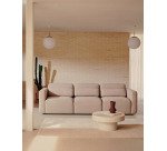 Canapé modulable Neom 3 places beige 263 cm
