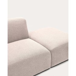 Canapé modulable Neom 1 place avec terminal beige 169 cm