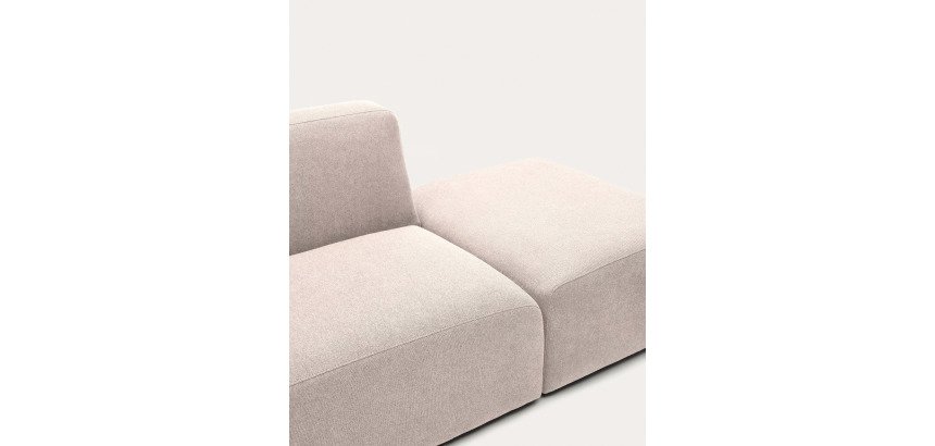 Canapé modulable Neom 1 place avec terminal beige 169 cm