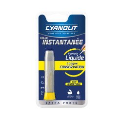 Colle instantanée multi-usages Cyanolit - Tube de 2 g