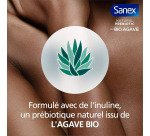 Gel douche Sanex Natural Prebiotic Bio agave - Flacon de 250 ml