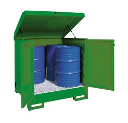 Vasca di raccolta Carvel VAS04C a tenuta stagna coperta 4 fusti 220 L