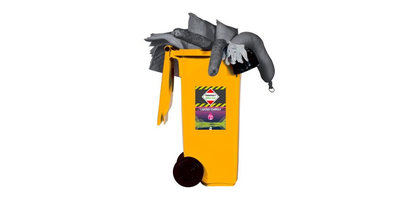 Kit carrellato per liquidi universali assorbenza Carvel KIT120U 120 lt