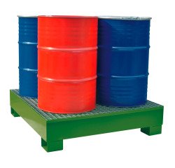 Vasca di raccolta a tenuta stagna Carvel VAS04FG per 4 fusti 220 L