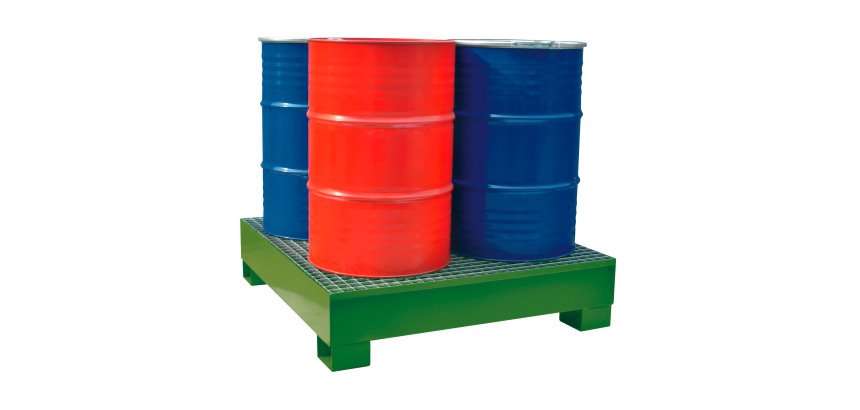 Vasca di raccolta a tenuta stagna Carvel VAS04FG per 4 fusti 220 L